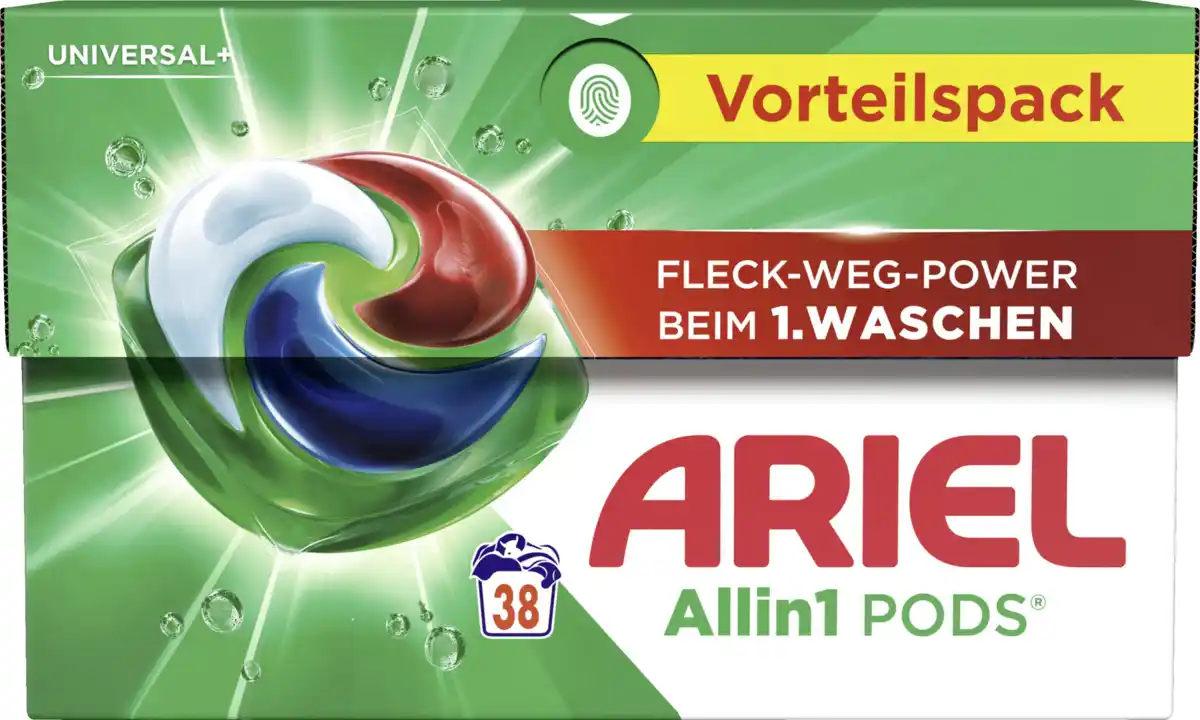 Bild 1 von Ariel Universalwaschmittel Pods 38 WL