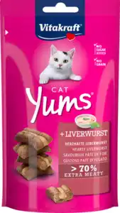 Vitakraft Cat Yums + Leberwurst, 40 g