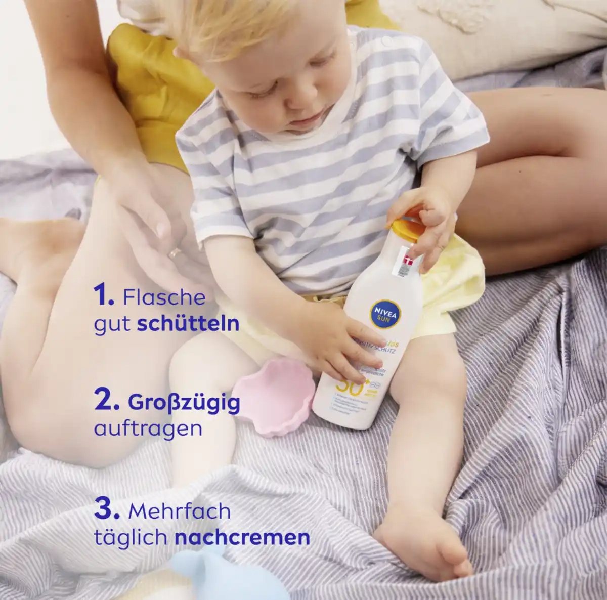 Bild 4 von NIVEA SUN Babies & Kids sensitiv Schutz Sonnenmilch LSF 50+, 200 ml