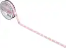 Bild 1 von DEKOWELT Geschenkband Herzen rosa, 4 m