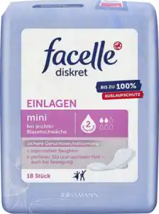 facelle diskret Einlagen mini