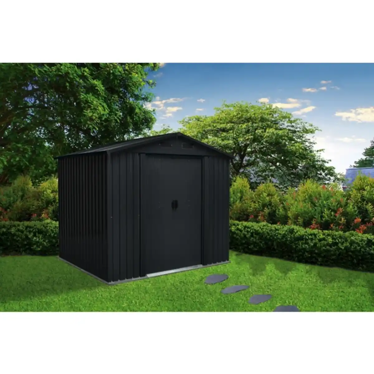 Bild 3 von FLORAWORLD Gerätehaus, Metall, BxHxT: 236 x 206 x 174 cm (Außenmaße inkl. Dachüberstand)