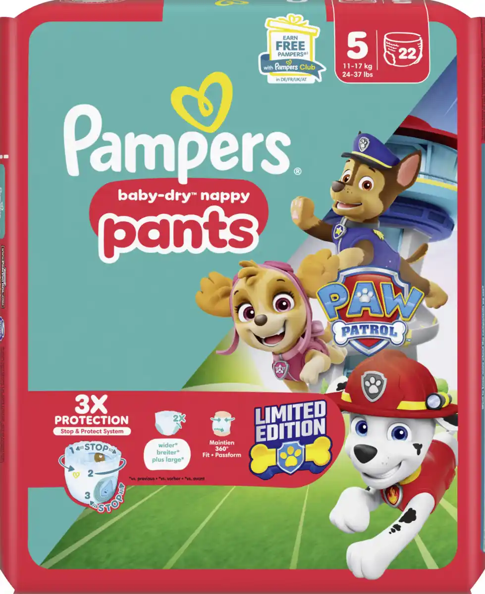 Bild 1 von Pampers Baby Dry Pants Windeln Gr.5 Junior 11-17kg Single Pack