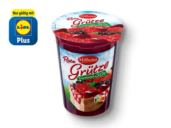 Bild 1 von Milbona Rote Grütze,  500 g