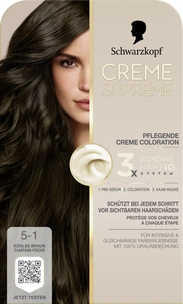 Bild 1 von CREME SUPREME Pflegende Coloration 5-1 Kühles Braun