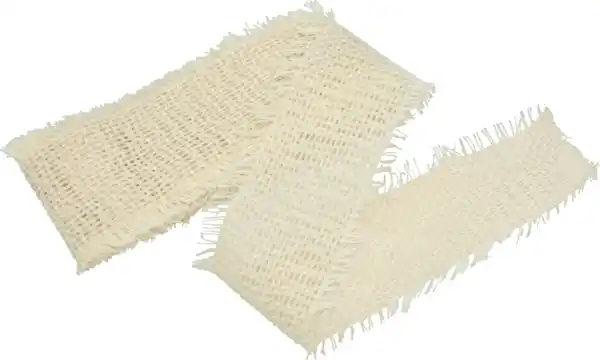 Bild 1 von DEKOWELT Juteband natur 2 x, weiß, grau 40MM/2M, 2 m