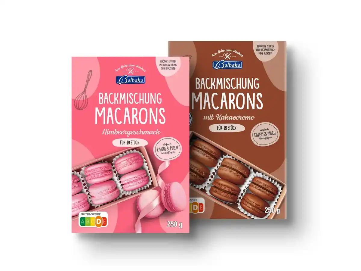 Bild 1 von Belbake Backmischung Macarons,  250 g