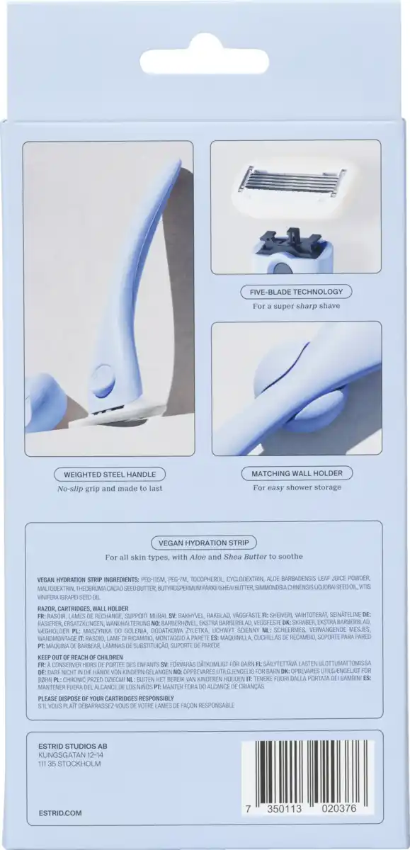 Bild 2 von Estrid Rasierer Starter Kit Sky