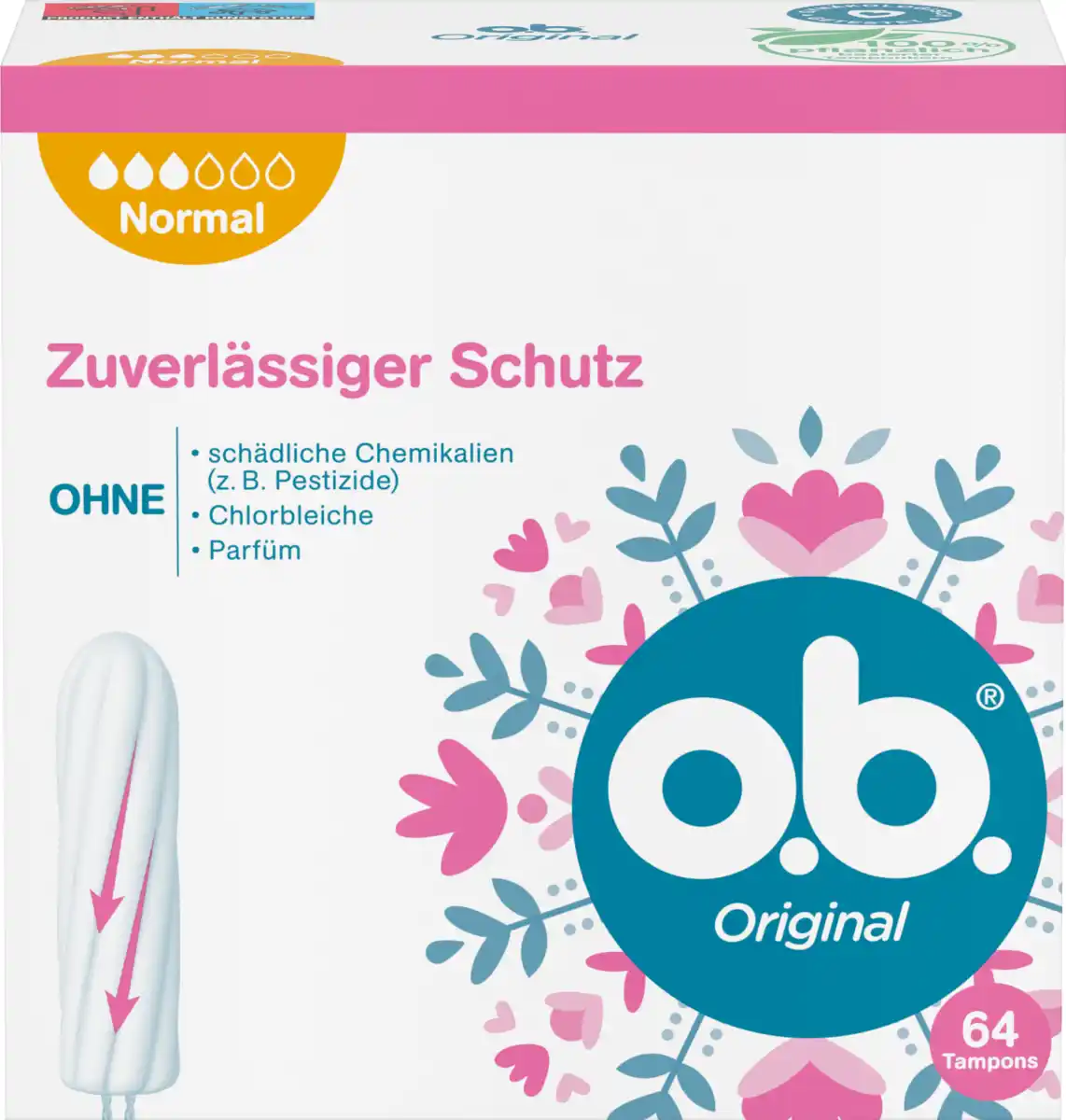 Bild 1 von o.b. Original Tampons Normal