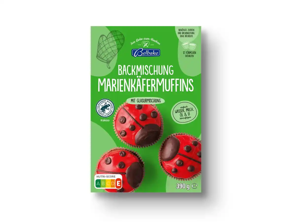 Bild 1 von Belbake Backmischung Marienkäfermuffins,  390 g