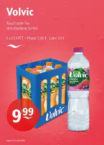 Volvic Touch oder Tee verschiedene Sorten