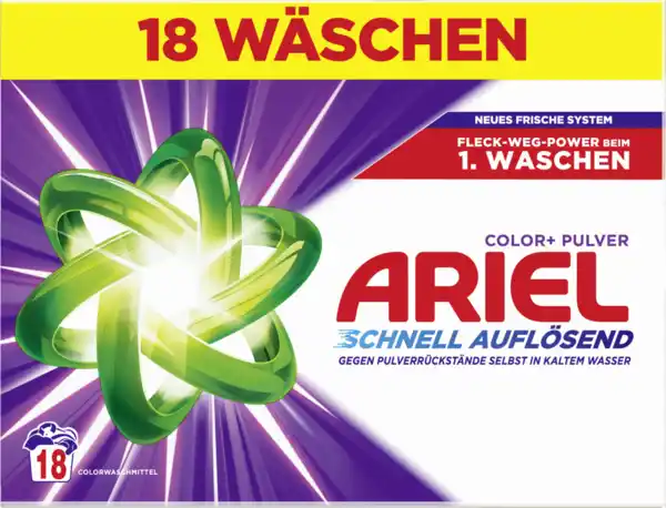 Bild 2 von Ariel Colorwaschmittel Pulver 18 WL