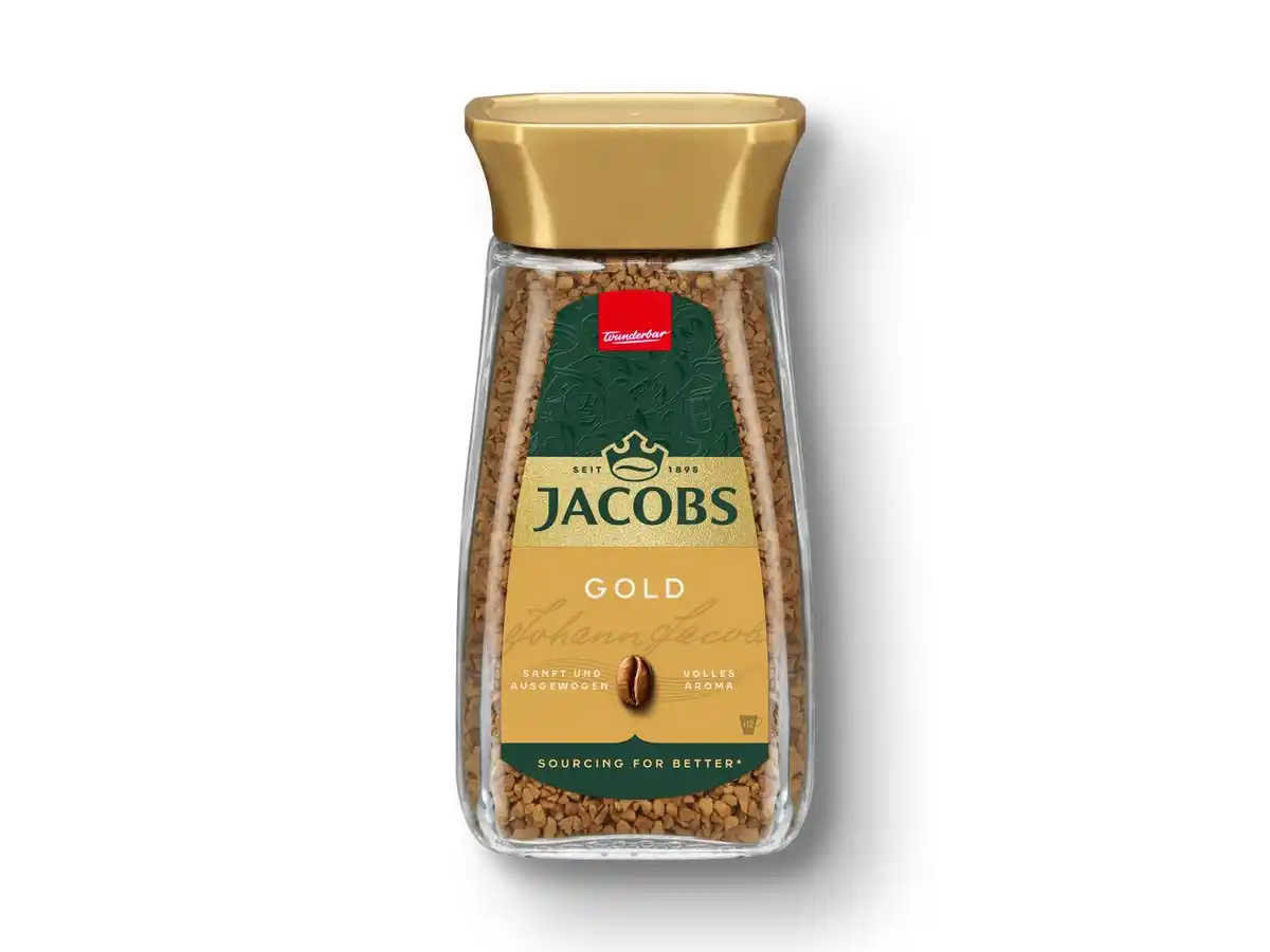 Bild 1 von Jacobs Gold Instant Kaffee,  200 g