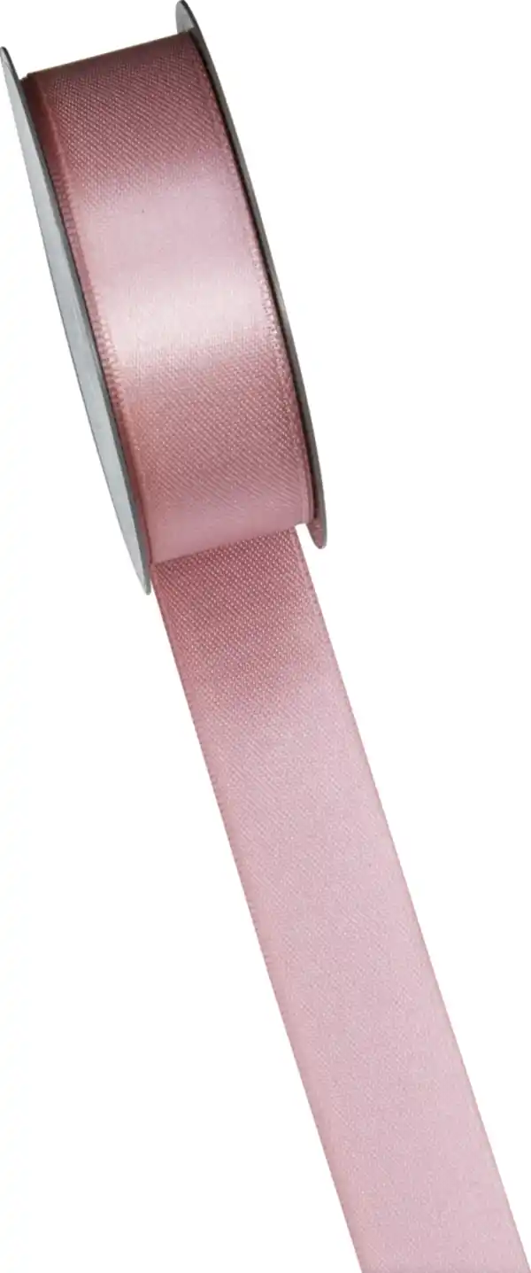 Bild 2 von DEKOWELT Geschenkband Doppelsatin dunkelrosa, 5 m