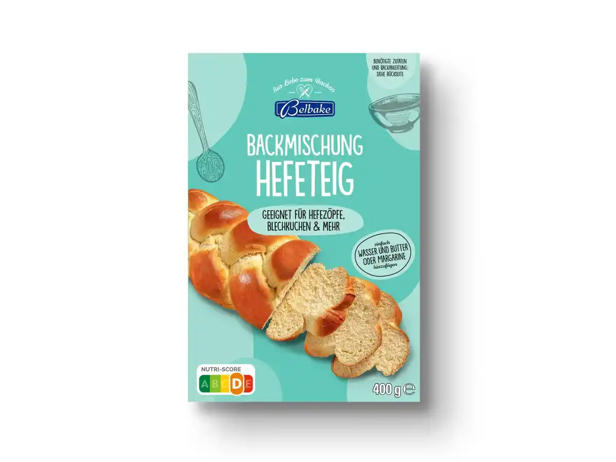 Bild 1 von Belbake Backmischung Hefeteig,  400 g