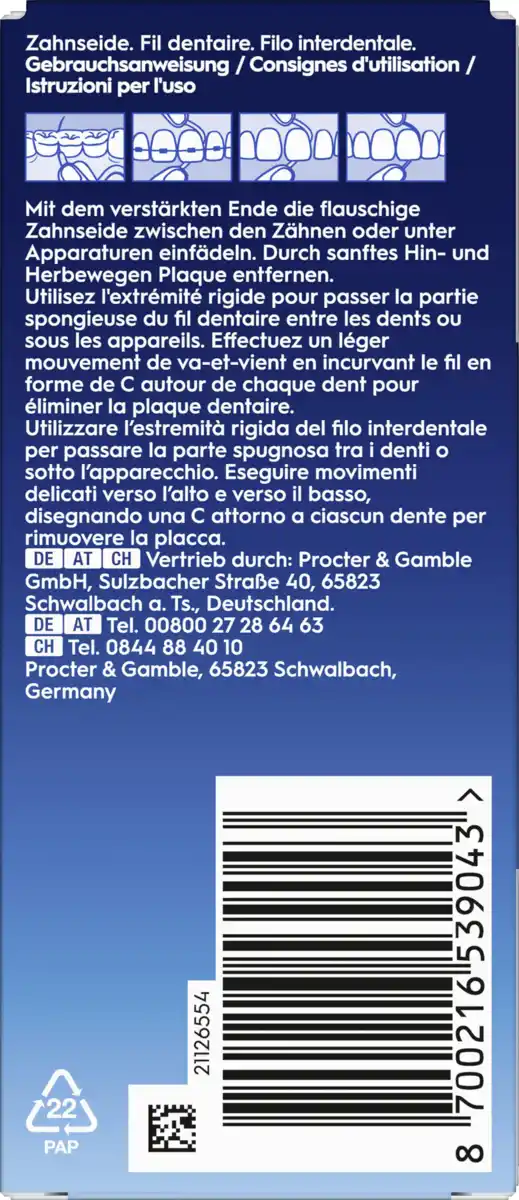 Bild 3 von Oral-B Superfloss Threader Zahnseide