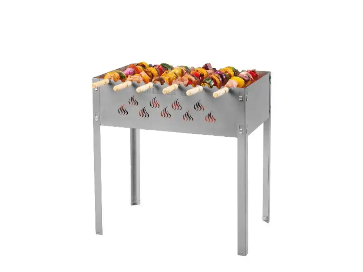 Bild 2 von GRILLMEISTER Schaschlik-Holzkohlegrill »KANSAS«, inkl. 6 Grillspieße