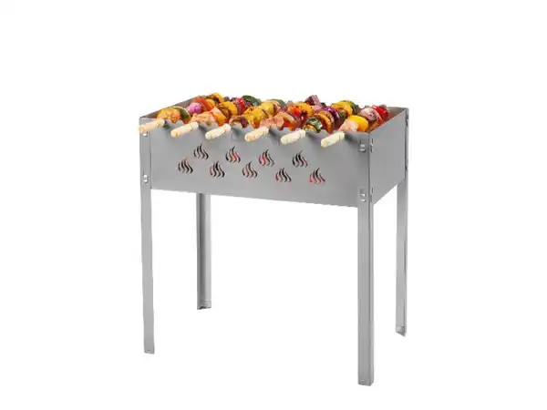 Bild 2 von GRILLMEISTER Schaschlik-Holzkohlegrill »KANSAS«, inkl. 6 Grillspieße