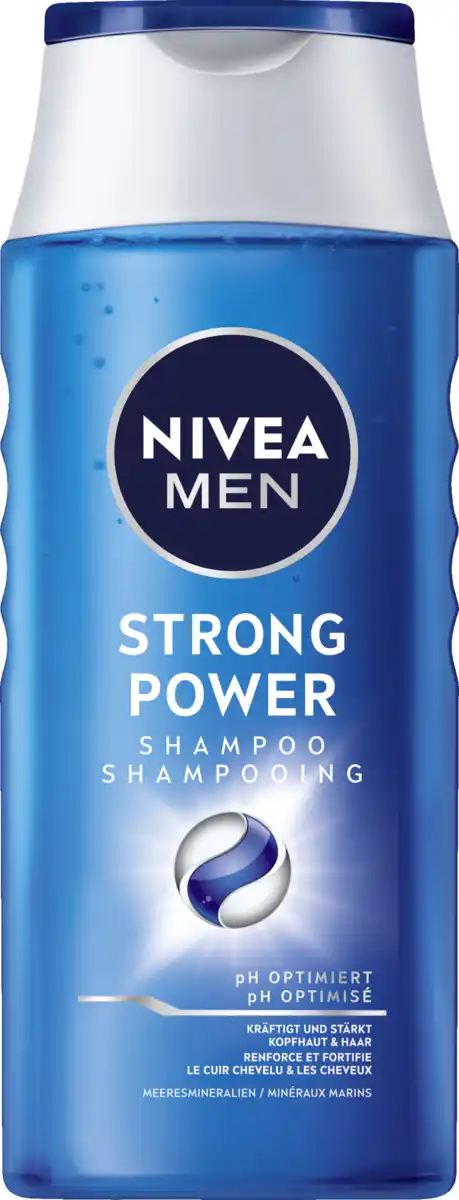 Bild 1 von NIVEA MEN Strong Power Shampoo, 250 ml