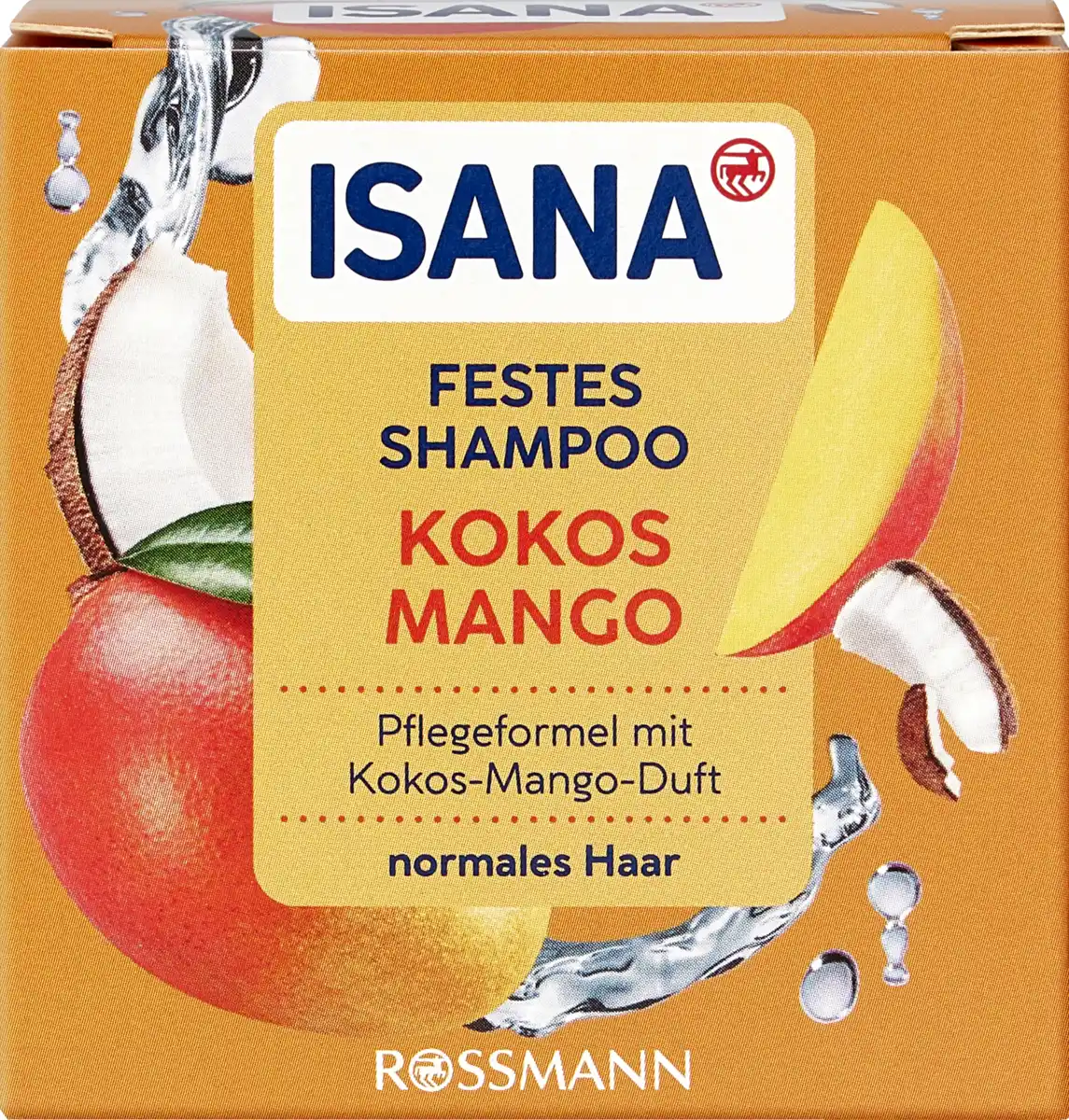 Bild 1 von ISANA festes Shampoo Cocos-Mango, 65 g