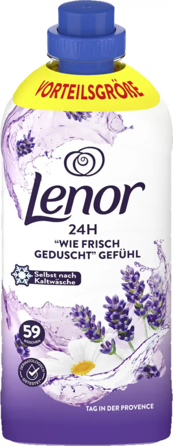 Bild 1 von Lenor Weichspüler Konzentrat Tag in der Provence 59 WL