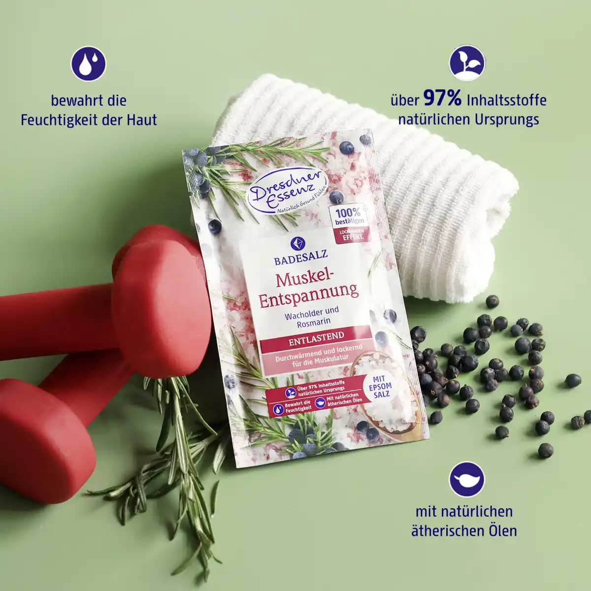 Bild 3 von Dresdner Essenz Badesalz Muskel-Entspannung, 60 g