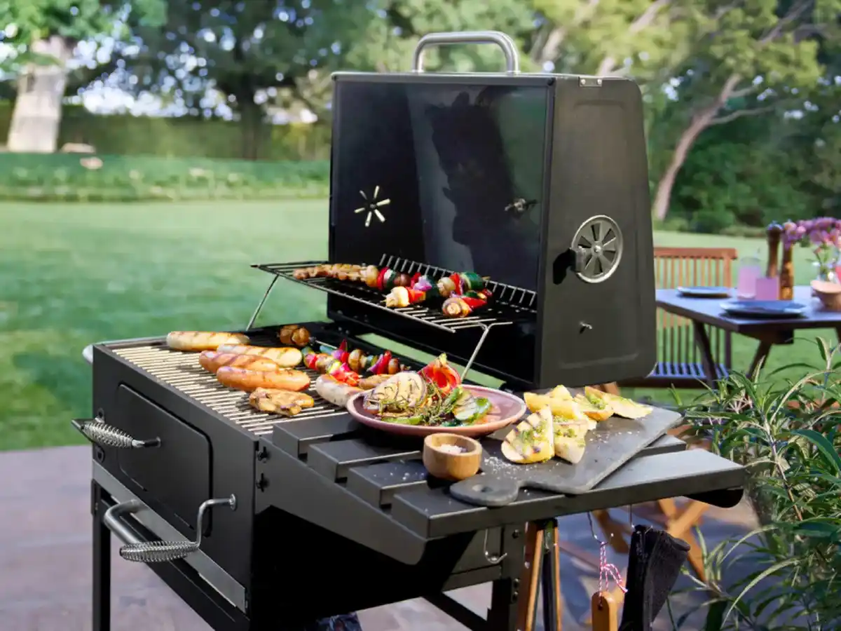 Bild 2 von GRILLMEISTER Mini-Holzkohle-Komfortgrill