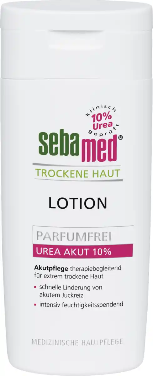 Bild 3 von sebamed Lotion Trockene Haut Urea Akut 10%, 200 ml