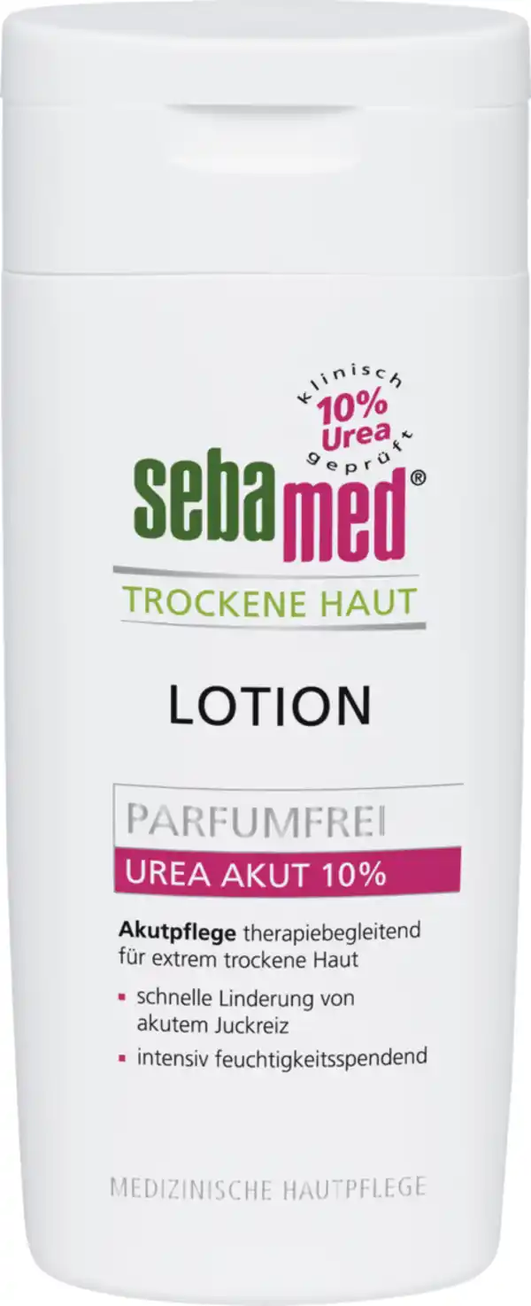 Bild 3 von sebamed Lotion Trockene Haut Urea Akut 10%, 200 ml