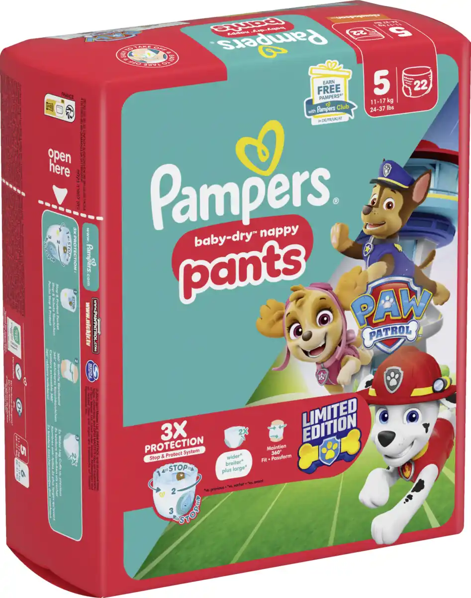 Bild 2 von Pampers Baby Dry Pants Windeln Gr.5 Junior 11-17kg Single Pack