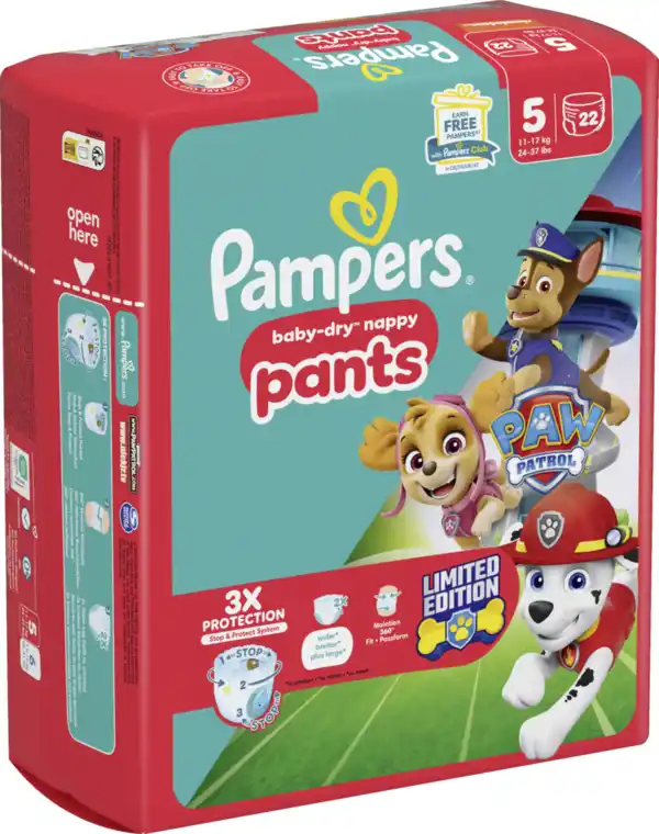 Bild 2 von Pampers Baby Dry Pants Windeln Gr.5 Junior 11-17kg Single Pack