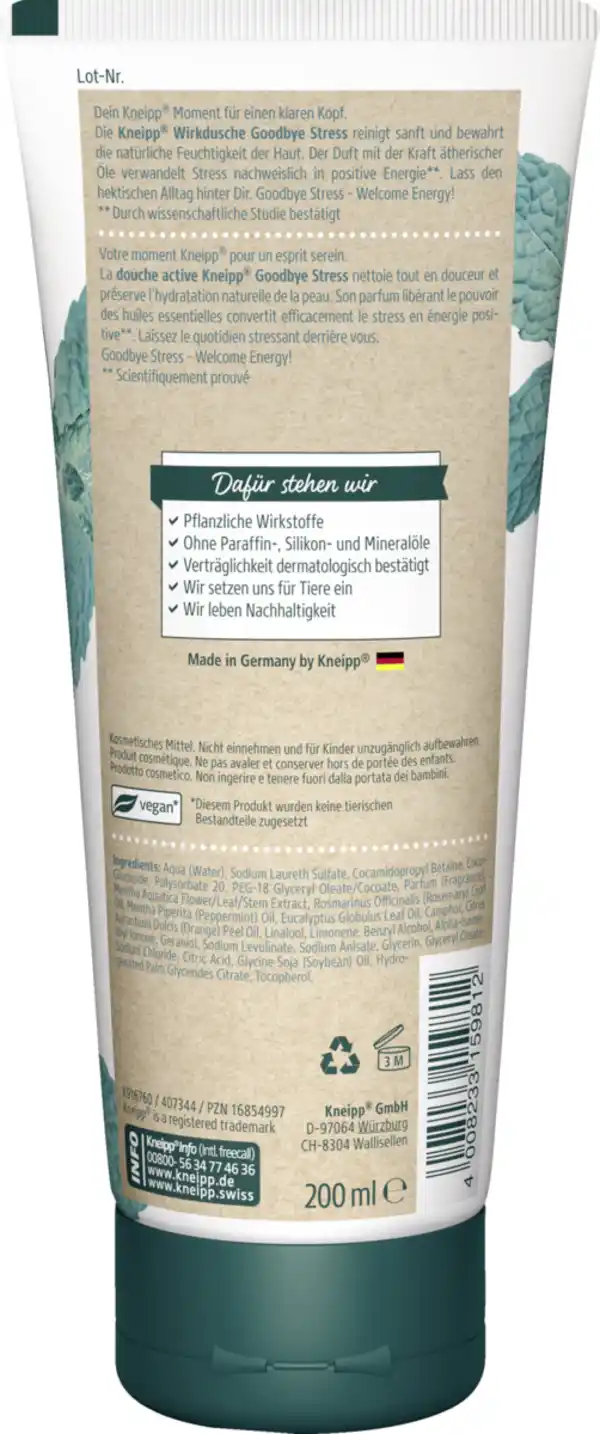 Bild 2 von Kneipp Wirkdusche Goodbye Stress, 200 ml