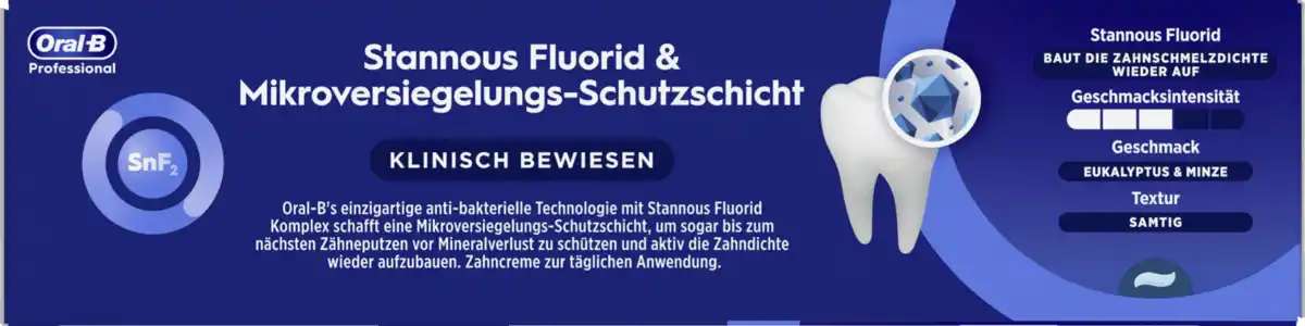 Bild 3 von Oral-B PROFESSIONAL Zahnpasta Zahnschmelzstärkung, 75 ml