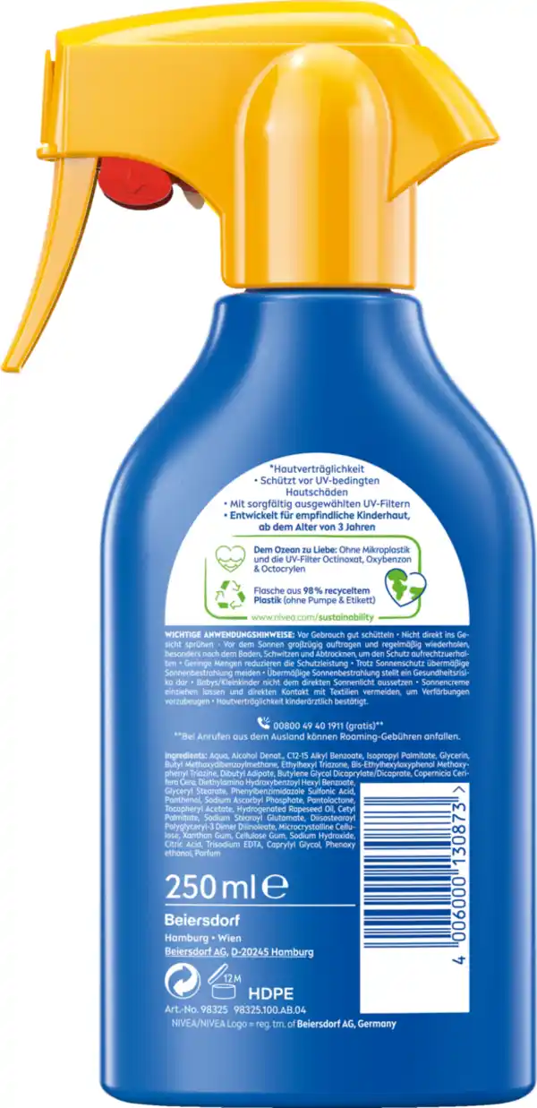 Bild 2 von NIVEA SUN Kids Schutz & Pflege 5in1 Hautschutz LSF 50+, 250 ml