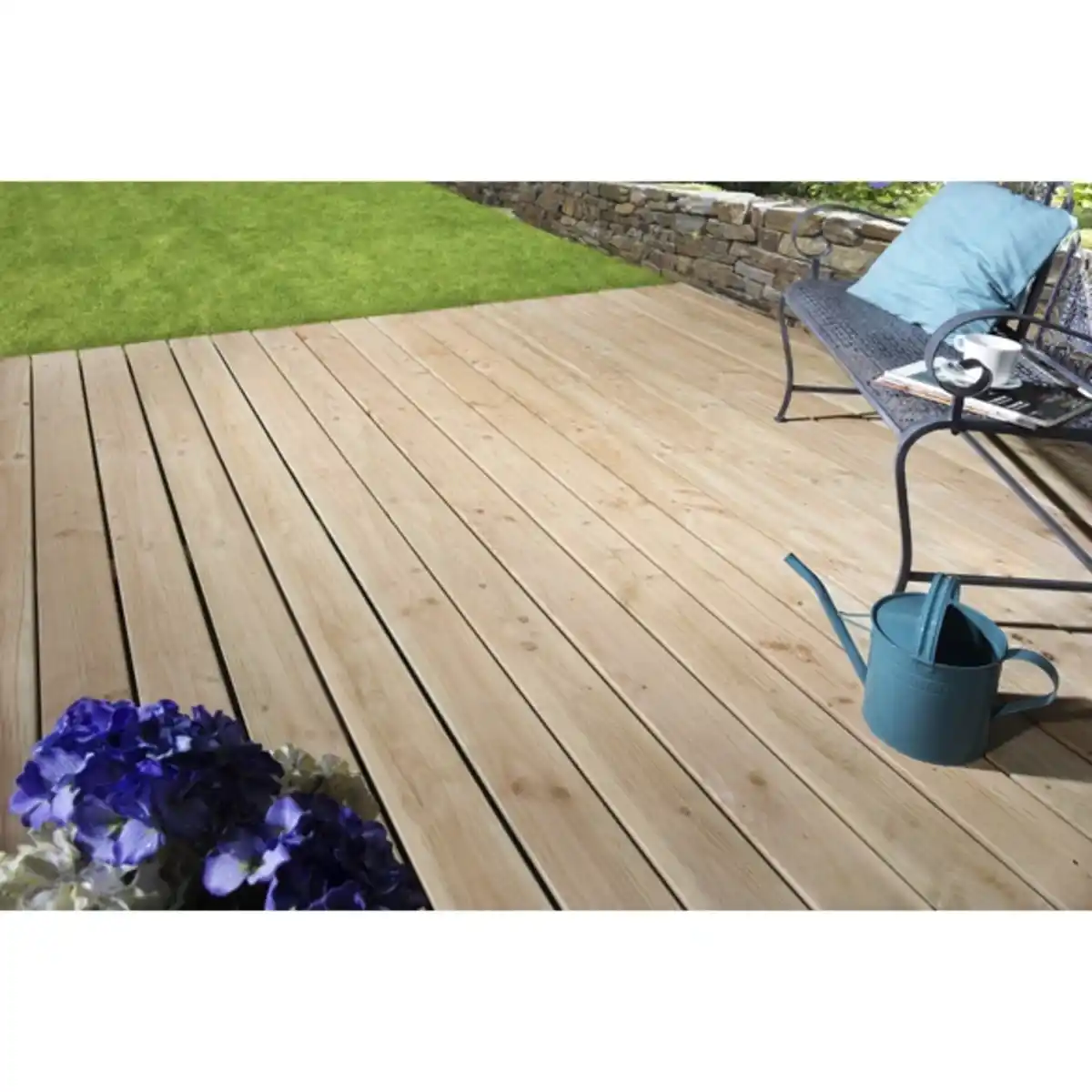 Bild 3 von Mr. GARDENER Terrassendiele »Douglasie grob/fein«, Breite: 14,5 cm, Stärke: 2,8 cm, 1 Stk.