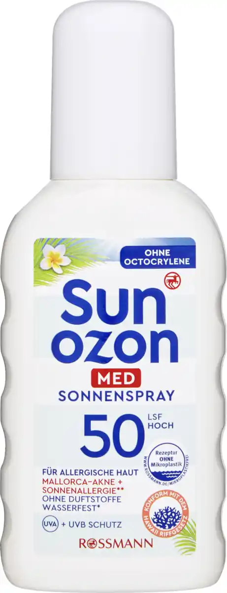 Bild 1 von sunozon MED Sonnenspray LSF 50, 200 ml