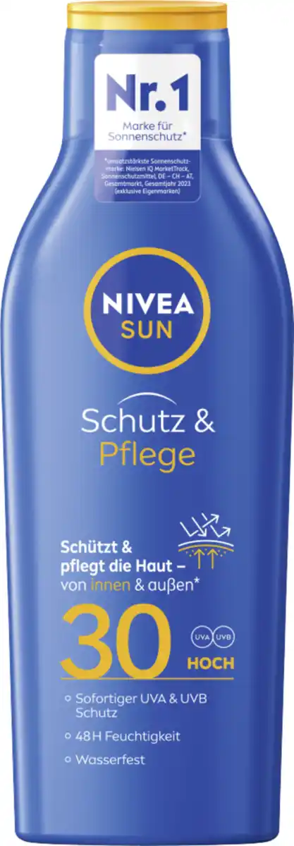 Bild 1 von NIVEA SUN Schutz & Pflege Sonnenmilch LSF 30, 250 ml