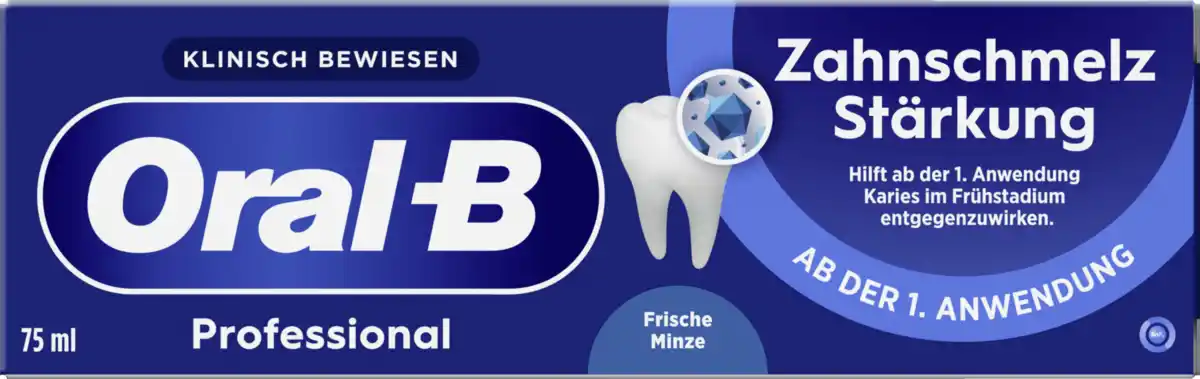 Bild 1 von Oral-B PROFESSIONAL Zahnpasta Zahnschmelzstärkung, 75 ml
