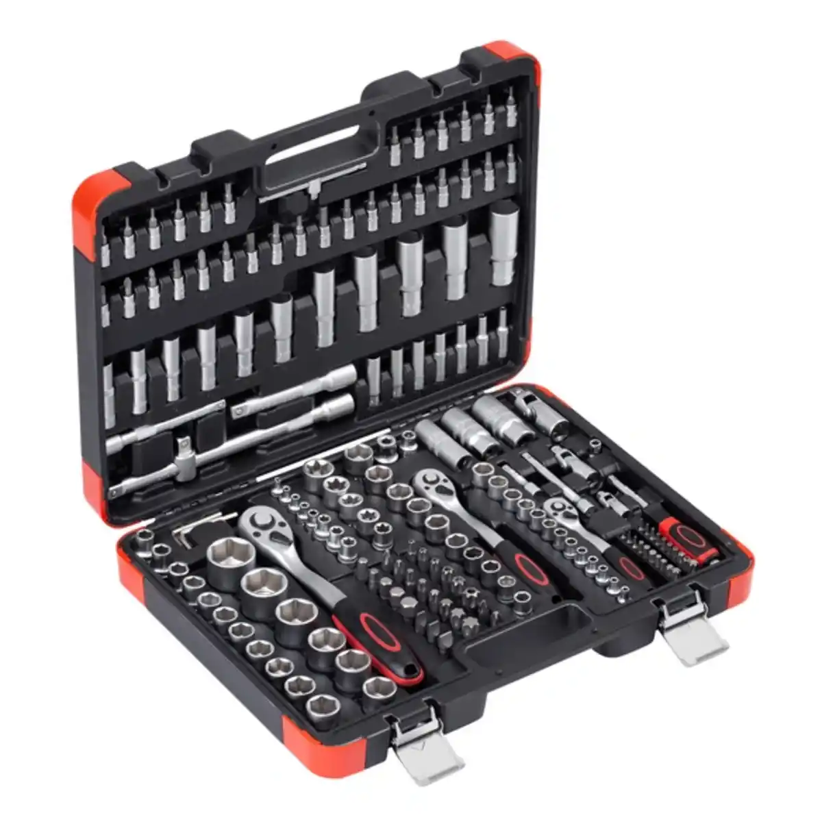 Bild 1 von CONNEX Steckschlüsselsatz, 172 Teile, schwarz