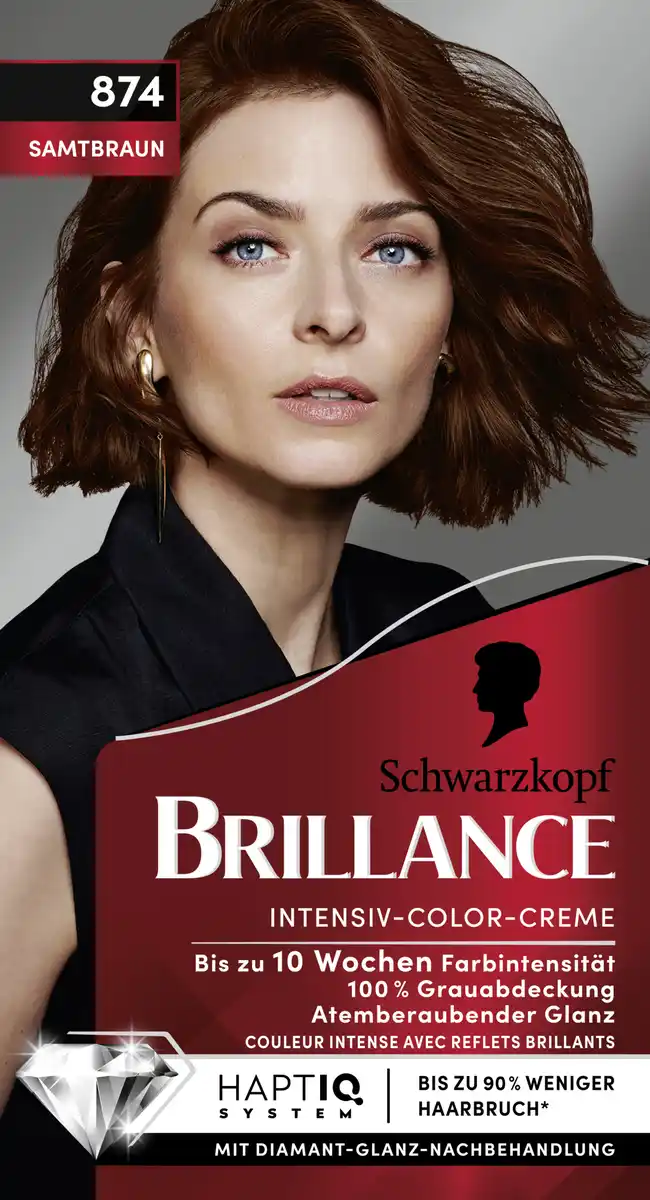 Bild 1 von Brillance Intensiv-Color-Creme 874 Samtbraun