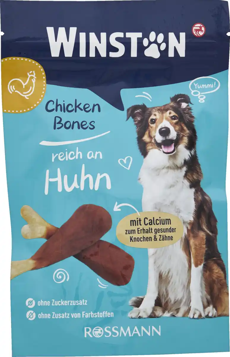 Bild 1 von Winston Chicken Bones reich an Huhn mit Calcium, 80 g