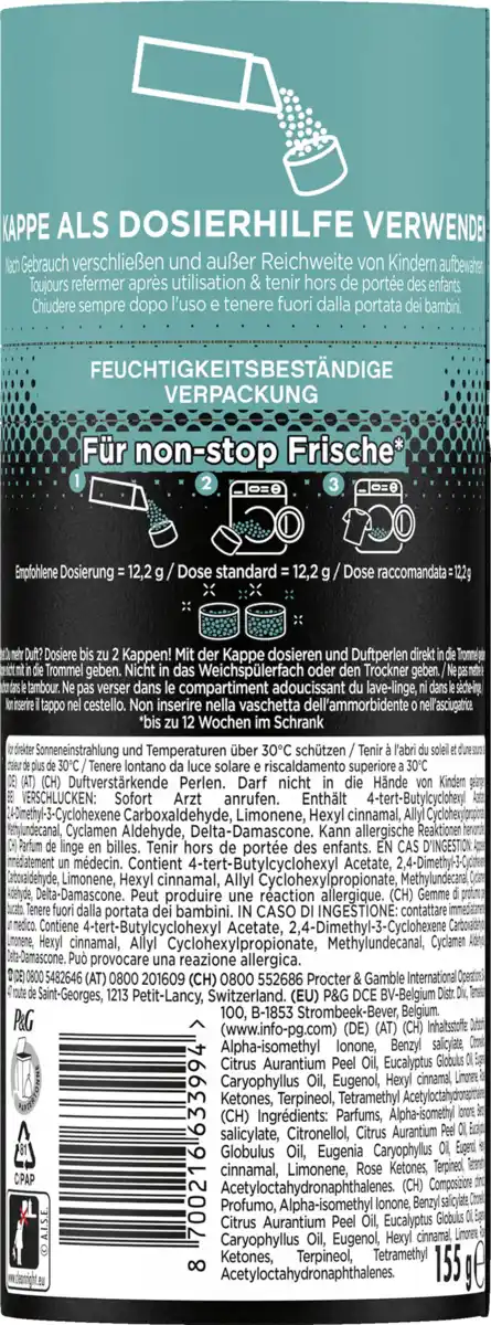 Bild 2 von Lenor Wäscheparfüm Unstoppables Fresh, 155 g