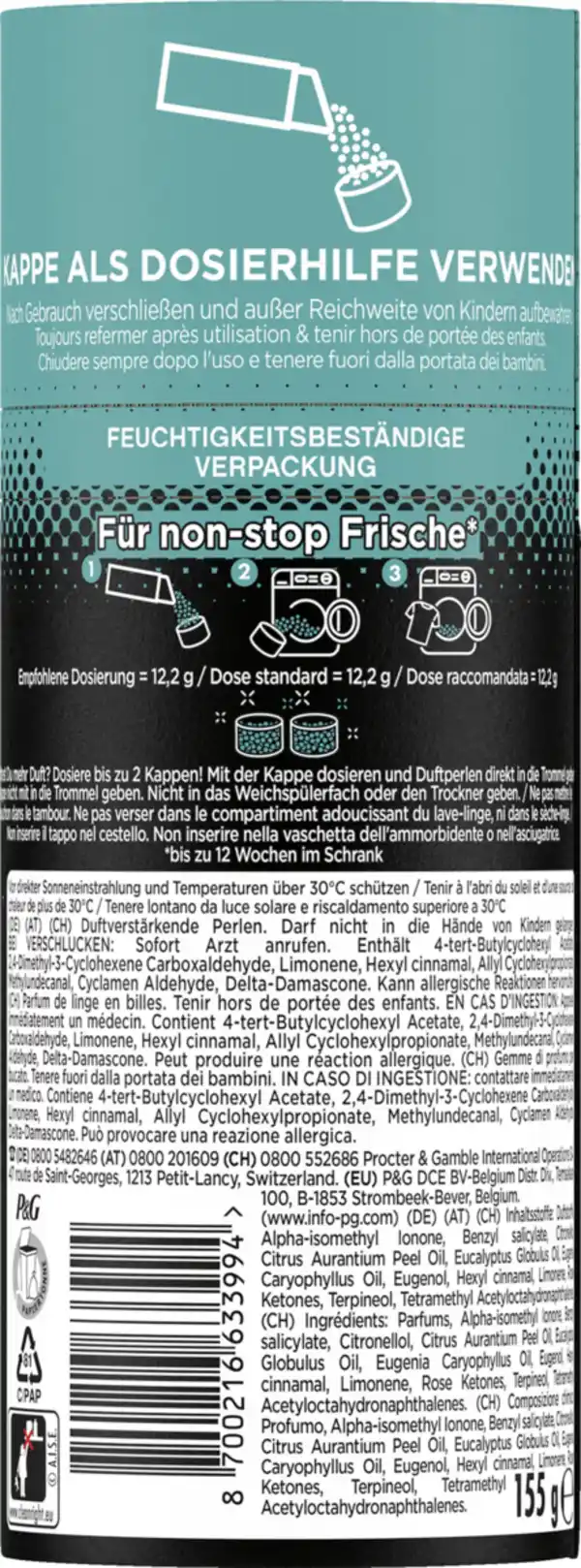 Bild 2 von Lenor Wäscheparfüm Unstoppables Fresh, 155 g