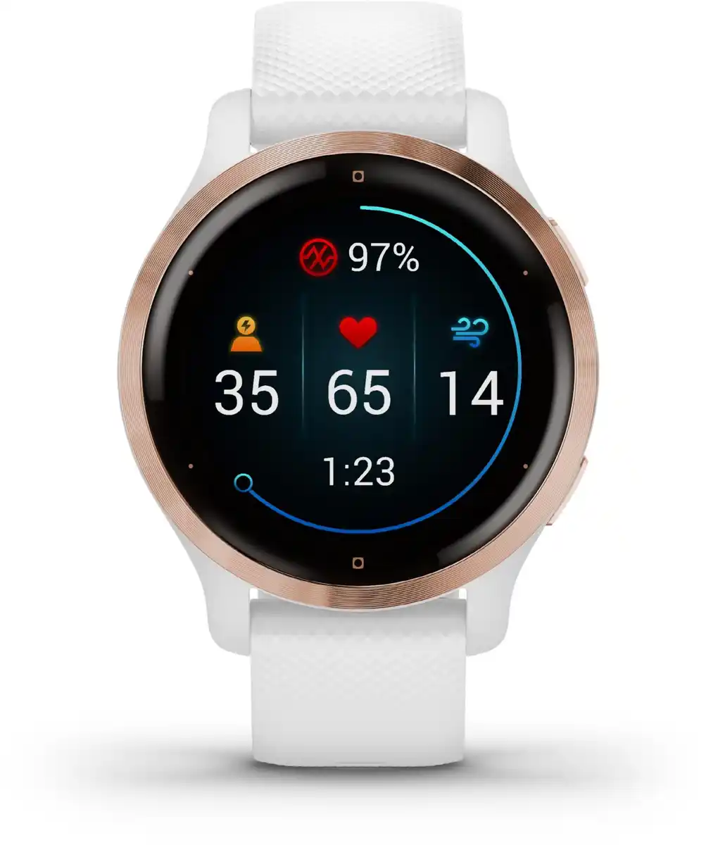 Bild 1 von Venu 2S Smartwatch weiß/rosegold