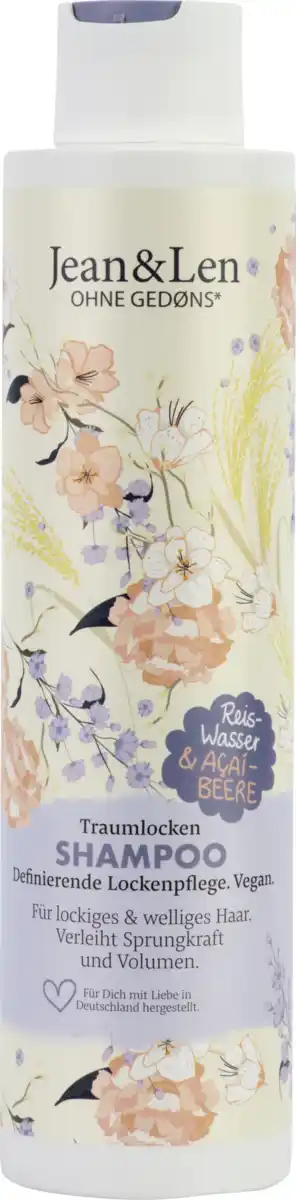 Bild 1 von Jean&Len Traumlocken Shampoo Reiswasser & Açaibeere, 300 ml