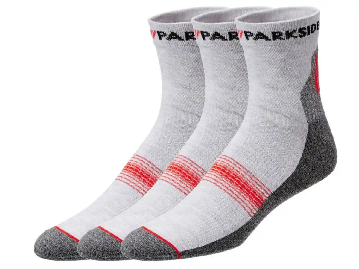 Bild 2 von PARKSIDE® Herren Kurzschaft-Arbeitssocken, 3 Paar, mit Frottee-Sohle