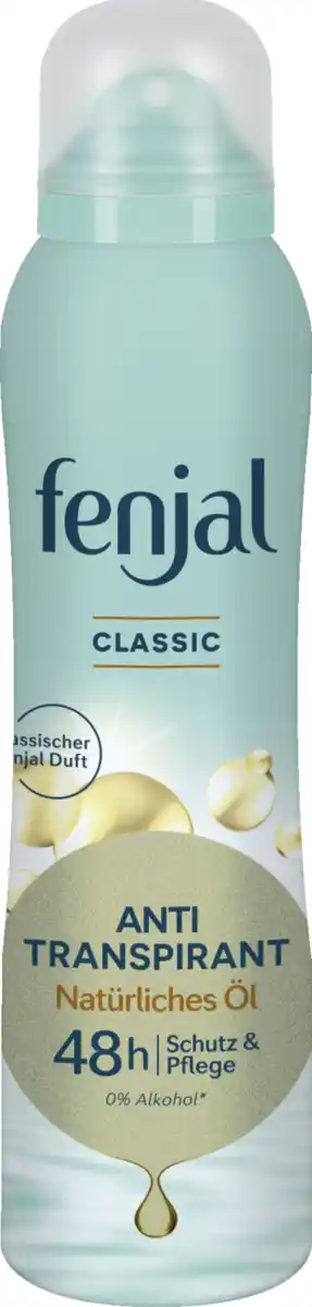 Bild 1 von fenjal Classic Anti-Transpirant Spray, 150 ml