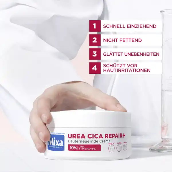 Bild 4 von Mixa Urea Cica Repair+ Hauterneuernde Creme, 150 ml