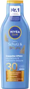 NIVEA SUN Schutz & Bräune Sonnencreme LSF 30, 200 ml