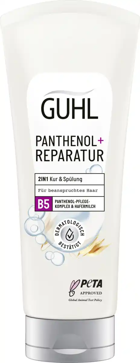 Bild 1 von Guhl Panthenol + Reparatur 2in1 Kur & Spülung, 200 ml